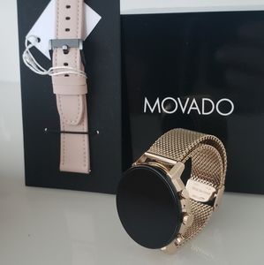 movado smartwatch gold